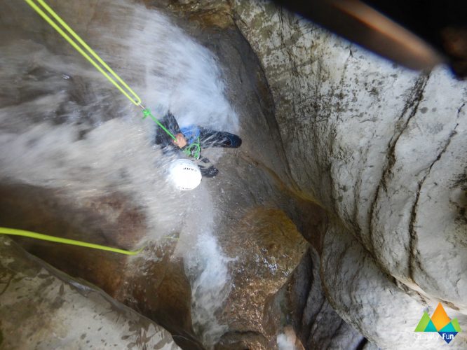 Canyoning Croiserette découverte journée Gravity Fun www.gravity-fun.fr