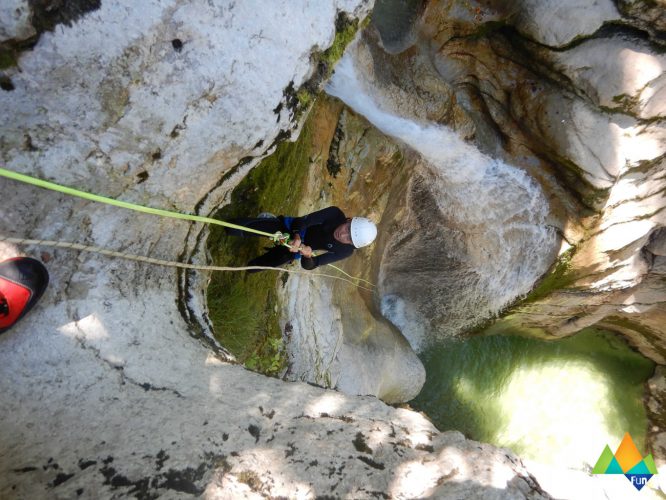 Canyoning Croiserette découverte journée Gravity Fun www.gravity-fun.fr