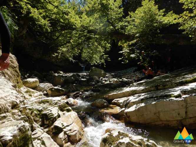 Canyoning Croiserette découverte journée Gravity Fun www.gravity-fun.fr