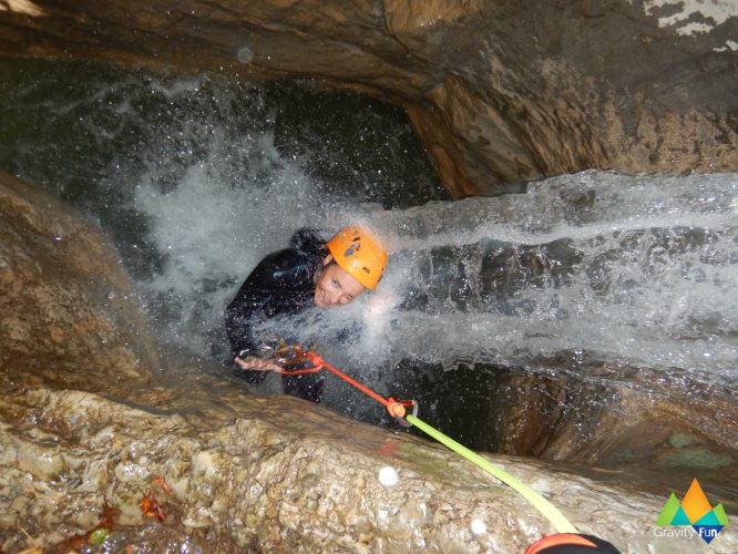 Canyoning Croiserette découverte journée Gravity Fun www.gravity-fun.fr