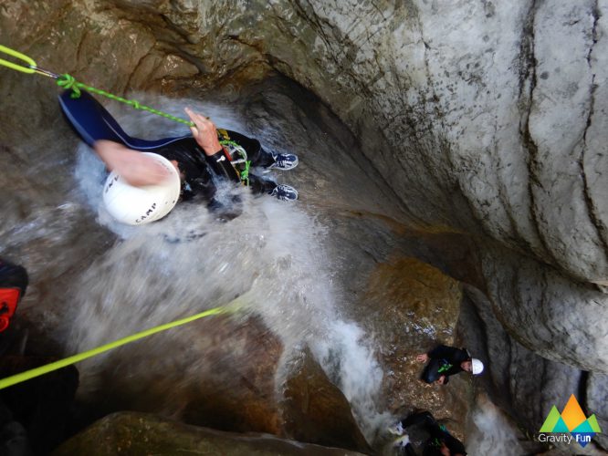 Canyoning Croiserette découverte journée Gravity Fun www.gravity-fun.fr