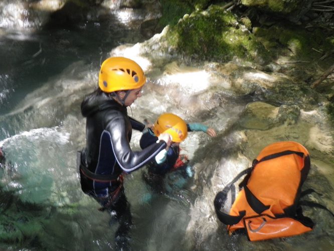 Canyoning Enfants Chaley