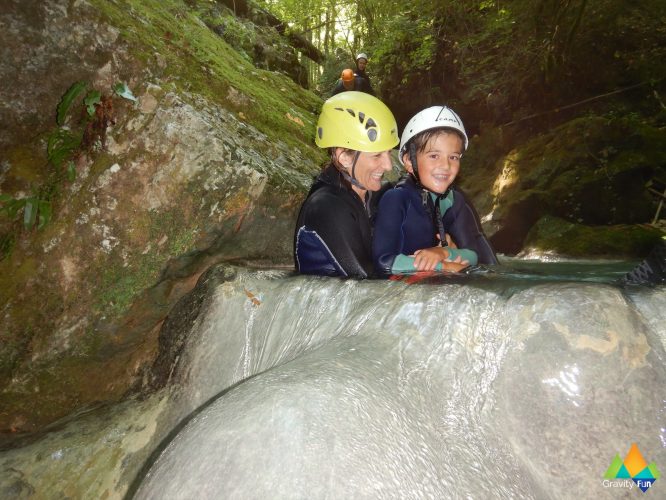 Canyoning découverte Chaley Gravity Fun www.gravity-fun.fr