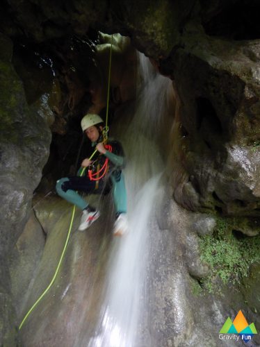 Canyoning découverte Chaley Gravity Fun www.gravity-fun.fr