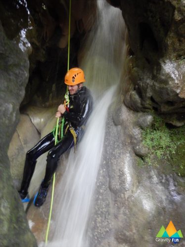 Canyoning découverte Chaley Gravity Fun www.gravity-fun.fr