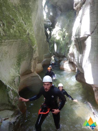 Canyoning sportuf Groin Gravity Fun www.gravity-fun.fr