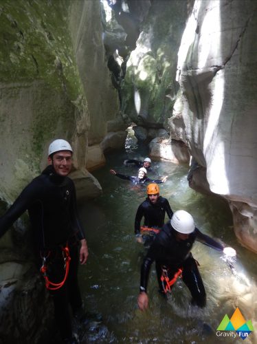 Canyoning sportuf Groin Gravity Fun www.gravity-fun.fr