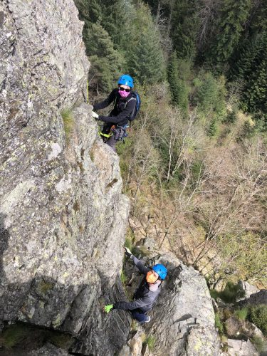 Gravity Fun Via Ferrata Canyoning et Escalade www.gravity-fun.fr Parcours montagne planfoy pilat loire