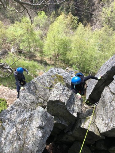 Gravity Fun Via Ferrata Canyoning et Escalade www.gravity-fun.fr Parcours montagne planfoy pilat loire